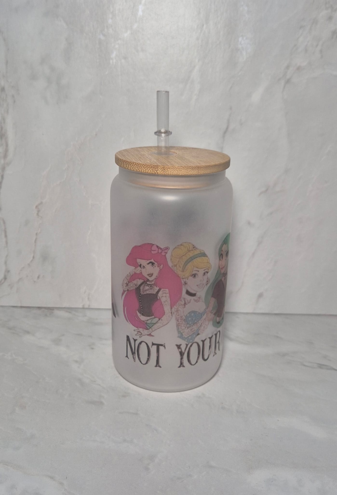 VASO DE PRINCESAS DISNEY PUNK